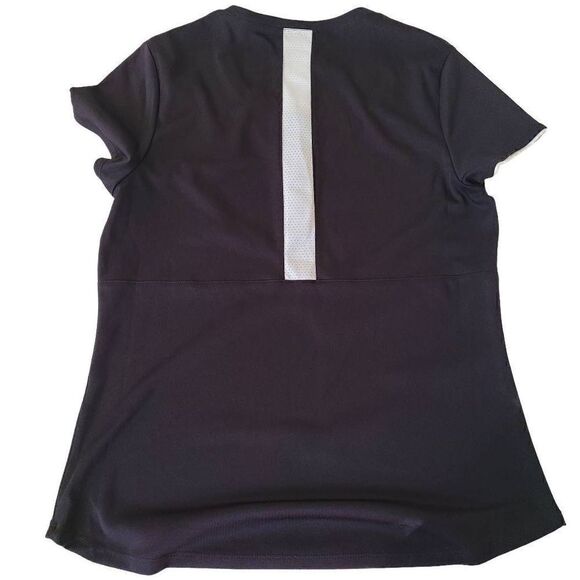 Callaway Opti Dri Womens Black Henley Athletic Golf Top Large - Picture 2 of 9